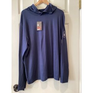 Spyder Navy BLUE Mens XL Long Sleeve Active Hoodie - NWT